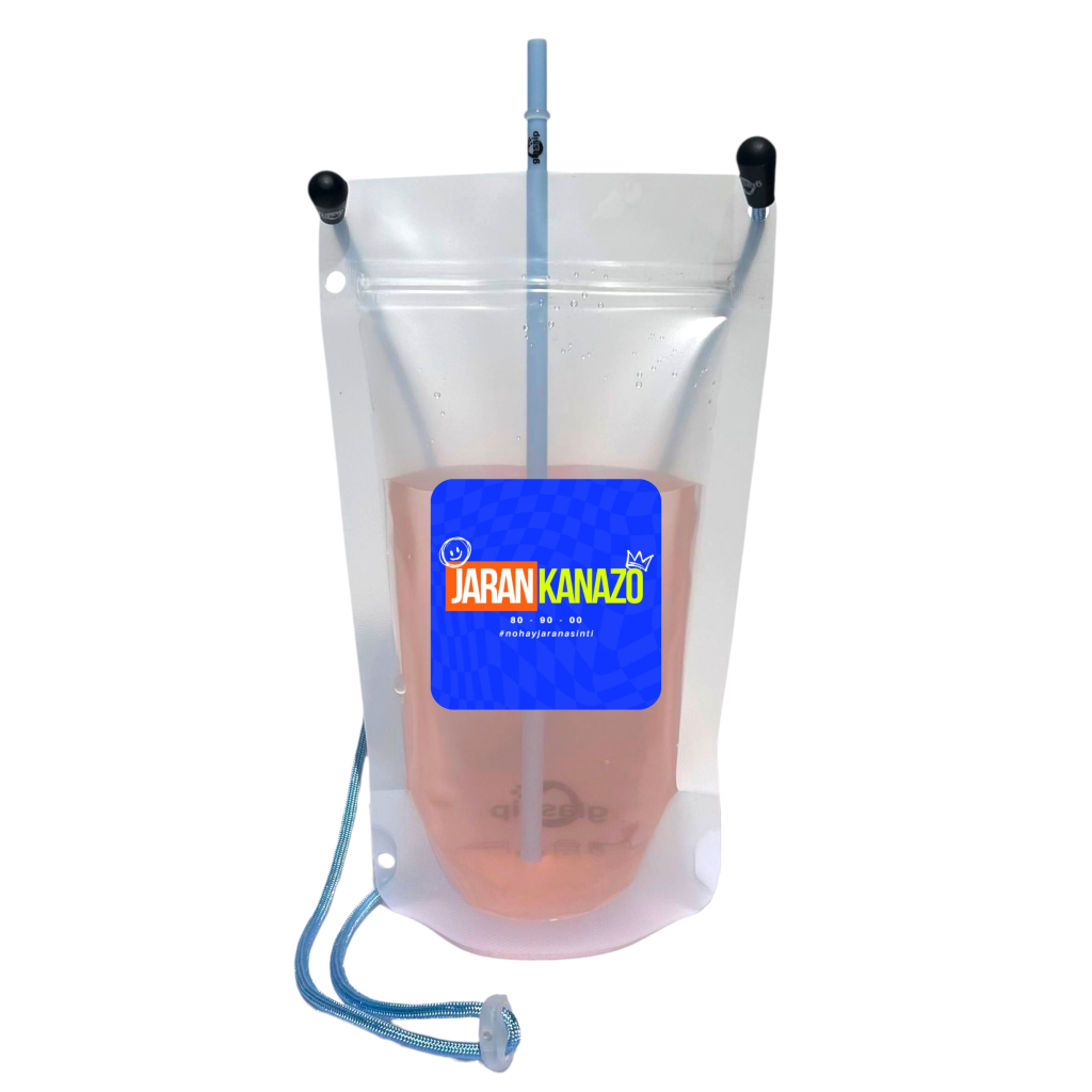 vaso colgable glassip personalizado para eventos