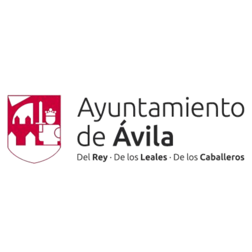 Logo del Ayuntamiento de Ávila como institución que ha trabajado con Glassip en campañas de prevención y puntos violeta